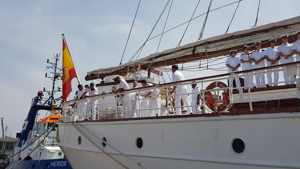 Dni Morza 2019: Juan Sebastian de Elcano zawitał do Szczecina