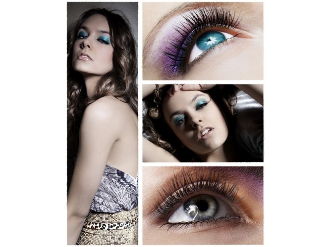 Day of style - szlachetne tło dla przedłużonych rzęs może stanowić makijaż powiek w odcieniu turkusowym lub ametystowym. Błękit najlepiej koresponduje z jasną karnacją, a jego chłodny charakter sprawia, że spojrzenie wygląda na wypoczęte i nabiera blasku. Fiolet można złagodzić odcieniem brzoskwiniowym, dzięki czemu stylizacja staje się cieplejsza i bardziej miękka. Cienie nie mogą się odcinać - zawsze tworzymy efekt smoky eye.