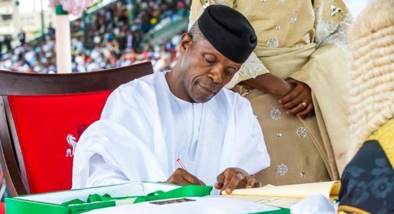 Vice President Yemi Osinbajo (PM News)