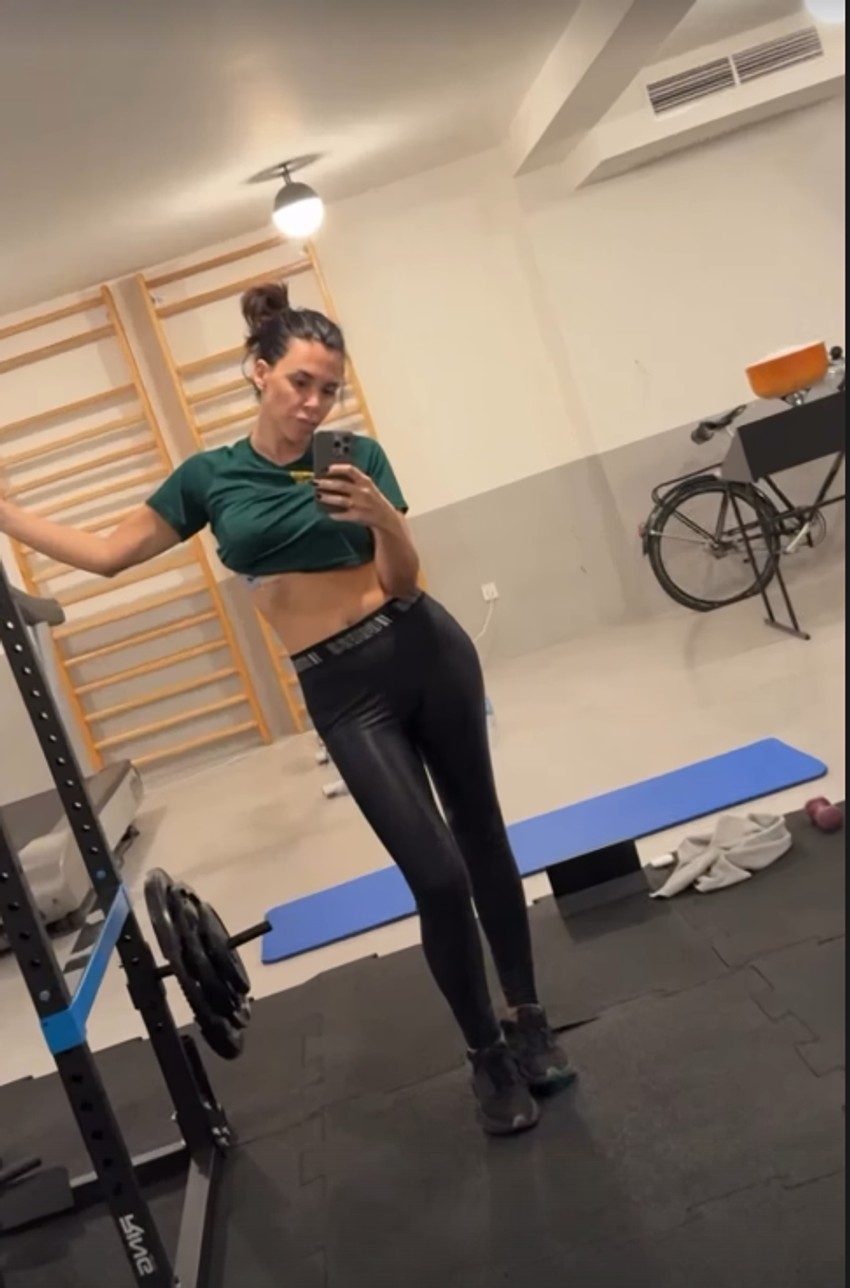 Kaja Ostojić u teretani