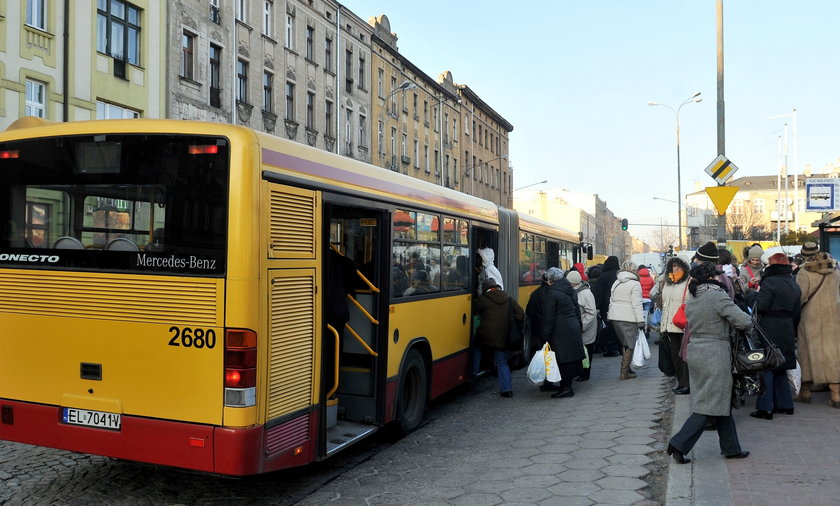 autobus w Łodzi