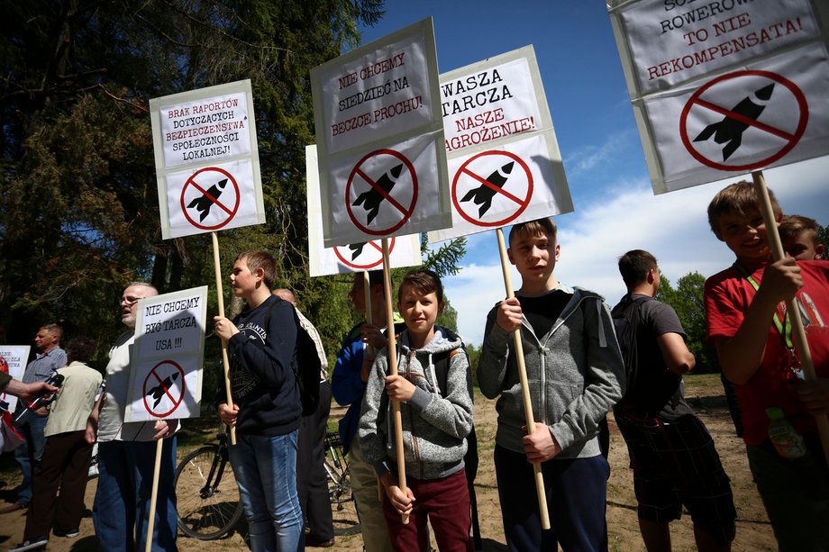 Protest w Redzikowie, 13 maja 2016 roku