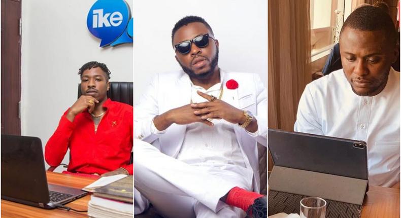 Why are Nigerian celebrities 'blogging'? (IkeExclusive/TheNation/Instagram/UbiFranklinTripleMG)