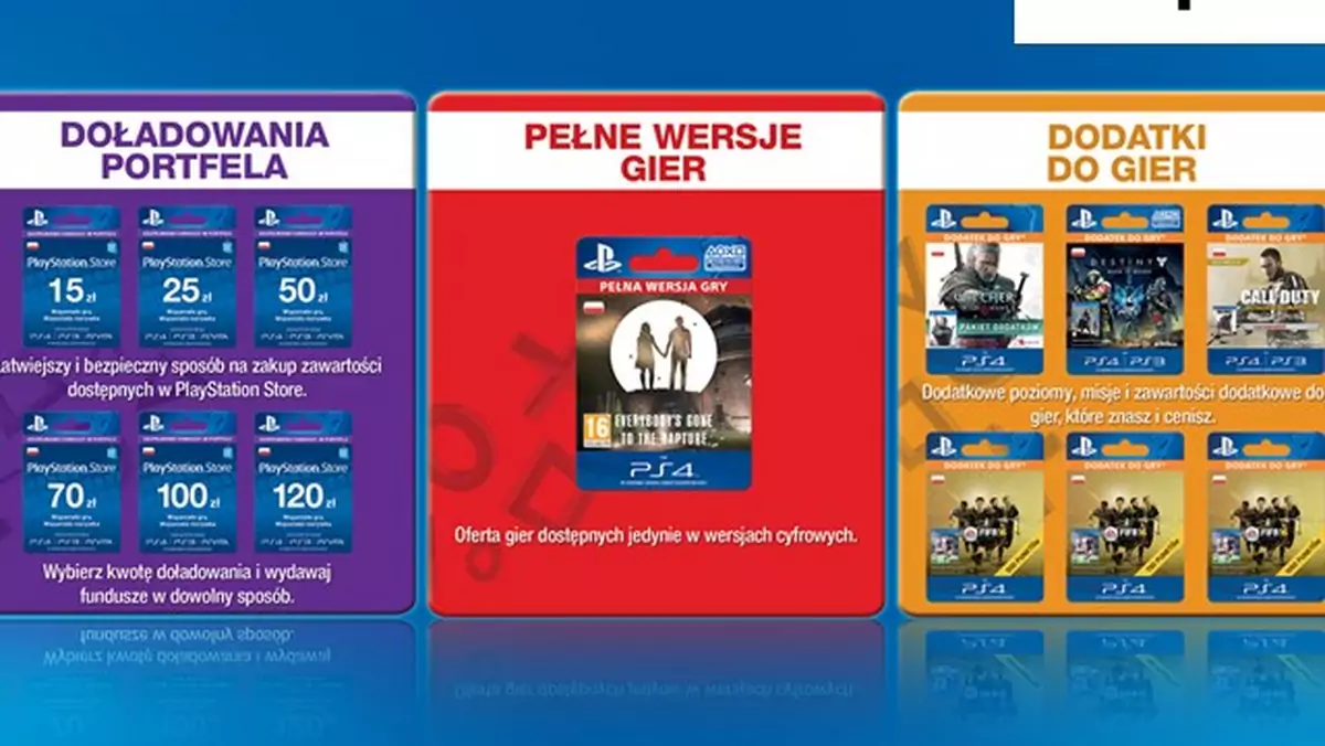 Nowe doładowania, pełne wersje, dodatki - bogatsza oferta zdrapek PlayStation Store w Empiku