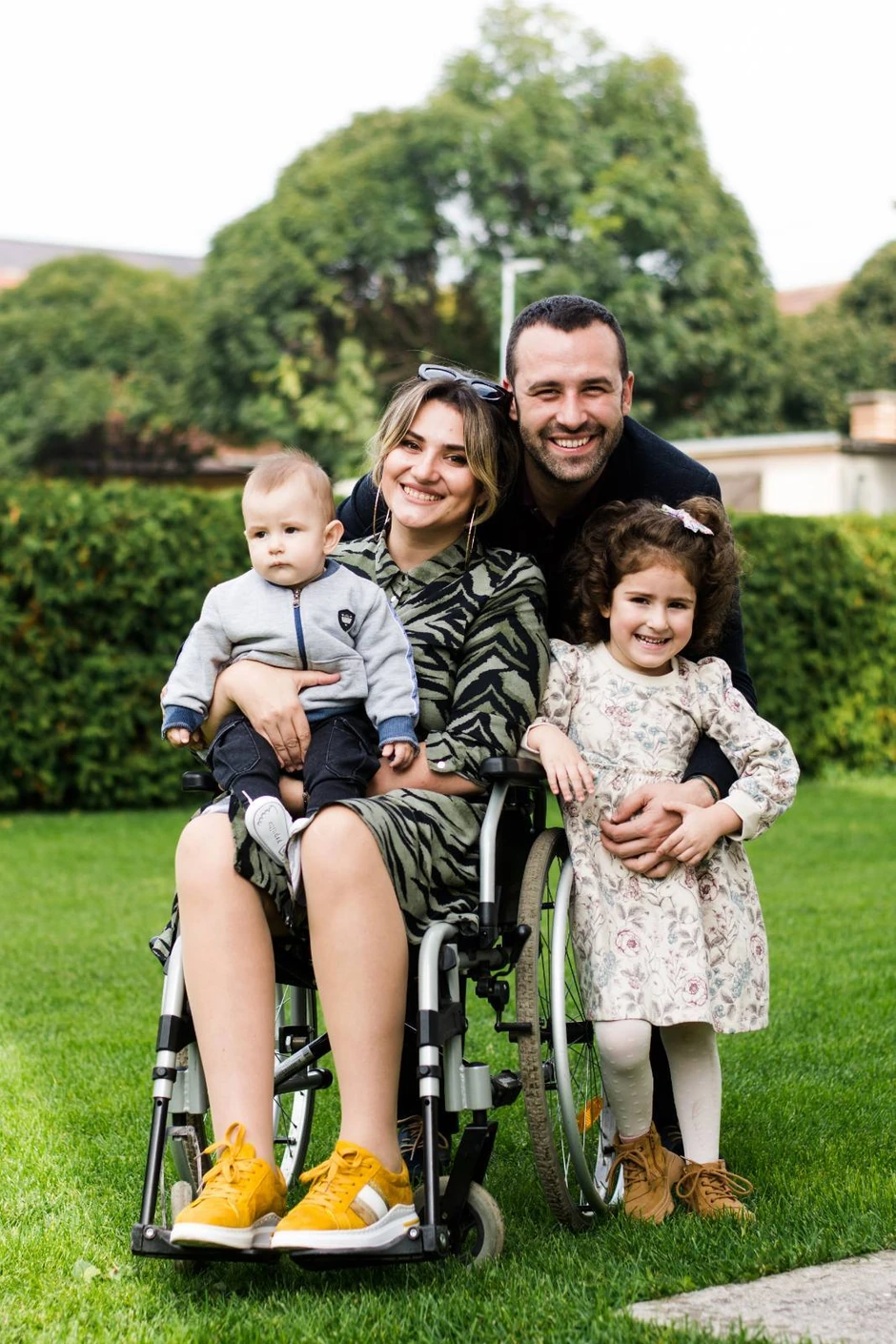 Srđan Rajak sa suprugom Natašom i decom