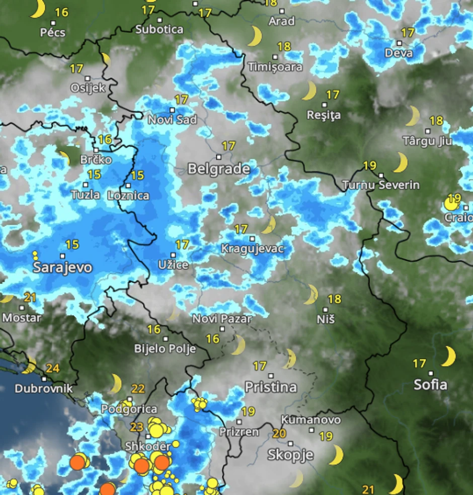 Nevreme u 4 sata posle ponoći