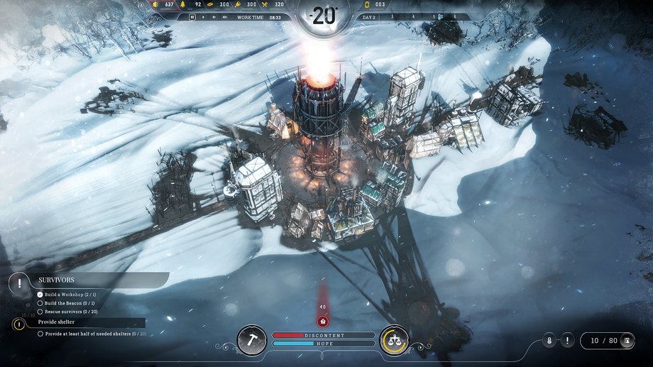 Kadr z gry Frostpunk