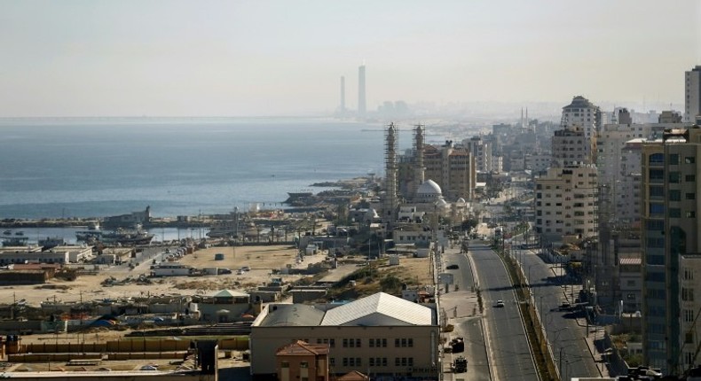 Israeli airstrikes hit a series of targets in the Hamas-run Gaza Strip overnight, officials said, hours after a rocket from the Palestinian enclave landed in the Jewish state