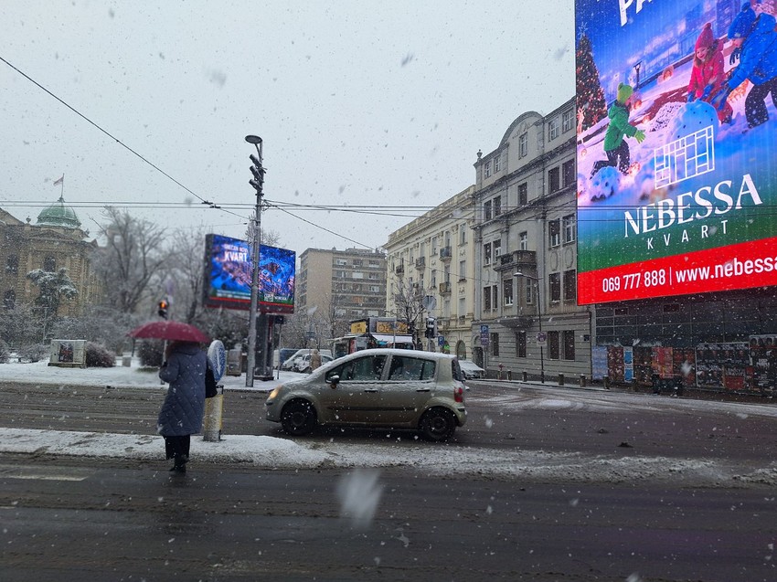 Ne prestaje da veje u Beogradu