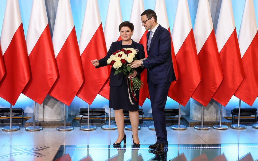 Beata Szydło i Mateusz Morawiecki