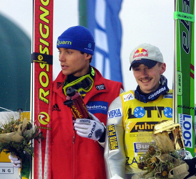 Sven Hannawald i Adam Małysz(2002)