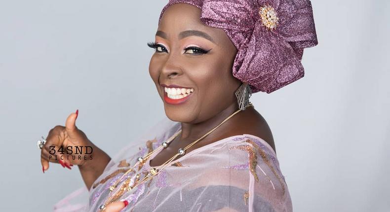 Popular On-Air Personality, Omotunde Adebowale David popularly known as Lolo 1 is making her debut as a producer with the movie 'When Love Is Not Enough.' [Instagram/OfficialLolo1]