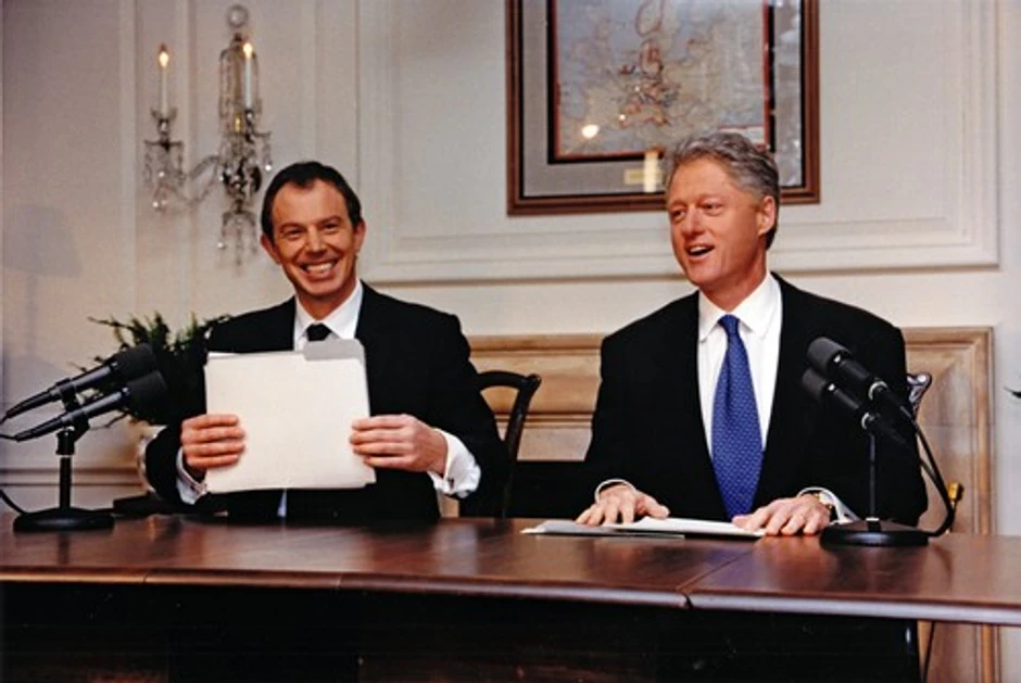 Toni Bler i Bil Klinton