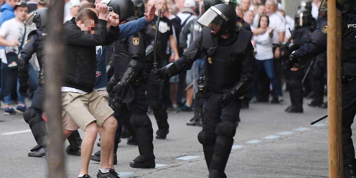 Chuligani z Polski starli się z policją w Madrycie