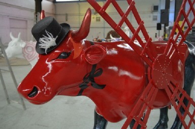 FRANCE-ARTS-CROW-PARADE-PREPARATIONS