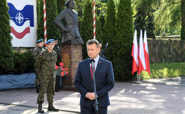 Błaszczak dementuje: Zwiększenie obecności wojsk USA w Polsce nie ma nic wspólnego z ustawą 447
