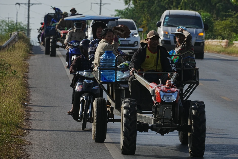 Stanovnici pograničnih područja u Kambodži beže od sukoba sa Tajlandom 9. decembra