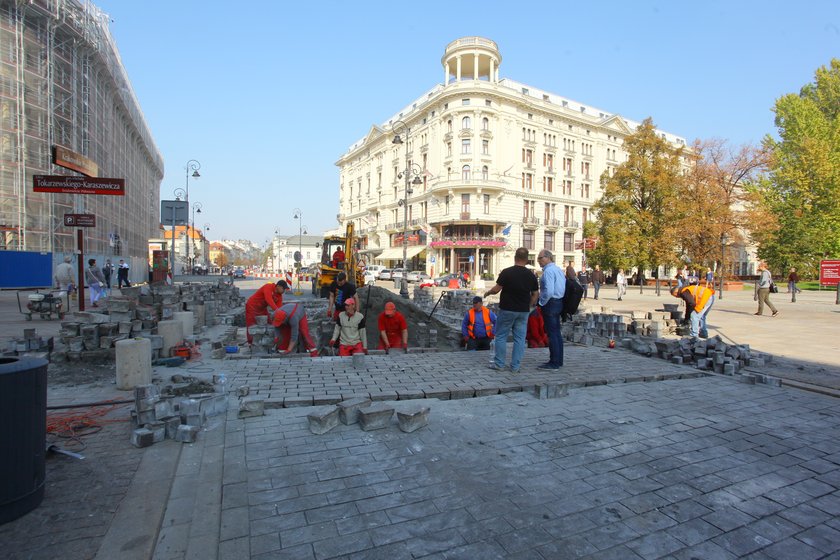 Znów remont na Krakowskim Przedmieściu