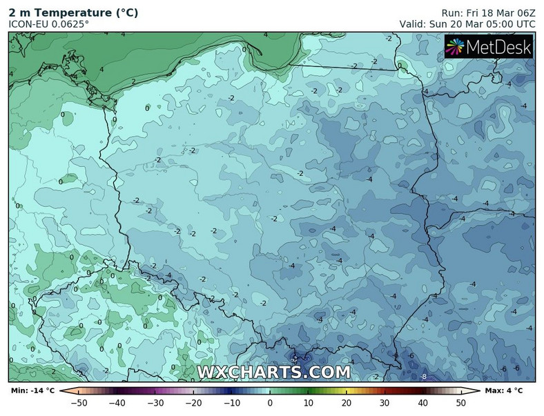 Noc zapowiada się mroźno