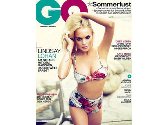Lindsay Lohan na okładce GQ Germany