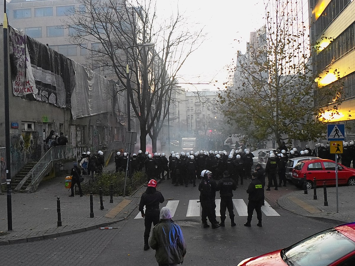 Starcia podczas Marszu Niepodległości