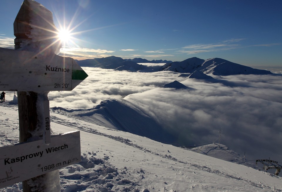 Zimowe Tatry zapierają dech w piersiach