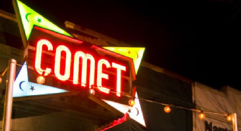 Comet Ping Pong, the US pizzeria at the center of the pizzagate fake news conspiracy theory.
