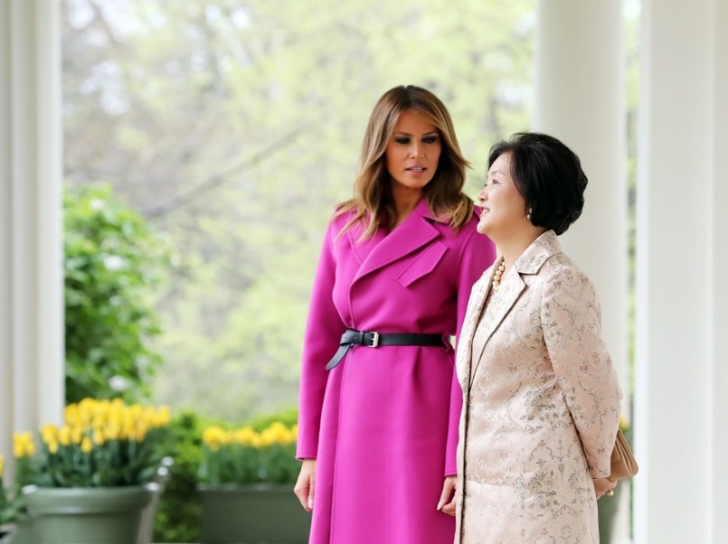 Melania Trump i Kim Jung-sook