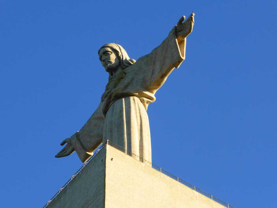 Pomnik Cristo Rei w Portugalii