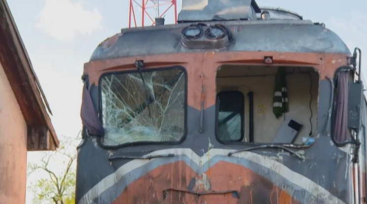 A sápi vonatkatasztrófa mozdonyvezetője az intenzíven fekszik / Fotó: RTL