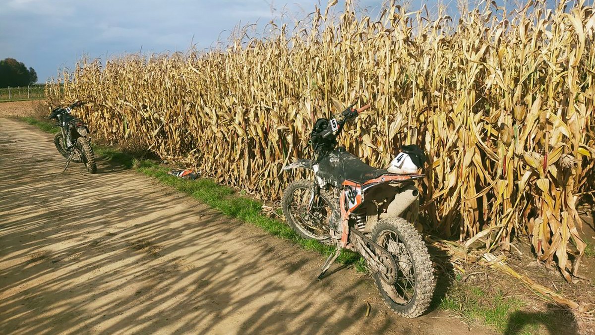 Groźny wypadek w Lubelskiem. 14-latkowie zderzyli się czołowo na motocyklach