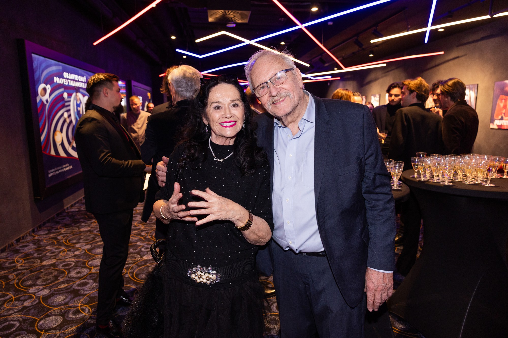 Premiéra filmu Štúr - Hana Gregorová, František Kovár.