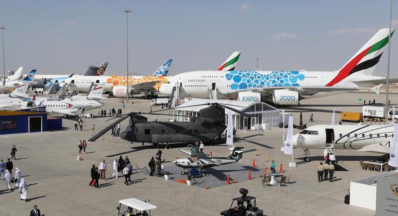 The Dubai Airshow is the first international airshow of the pandemic.
