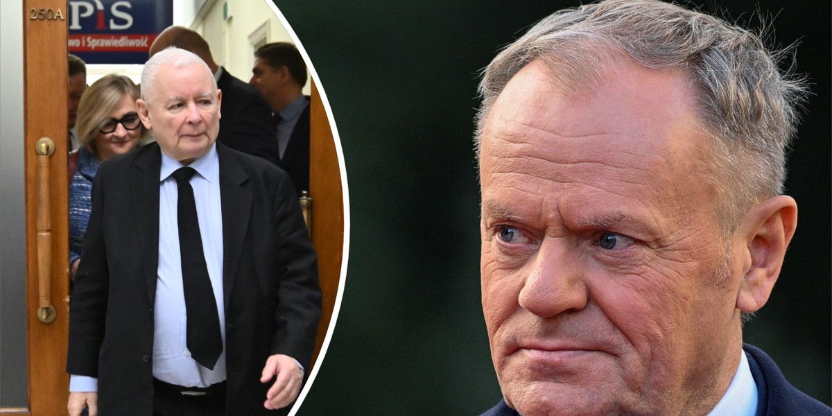 Jarosław Kaczyński, Donald Tusk.