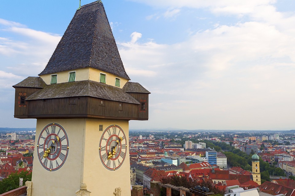 Wieża zegarowa w Graz, Austaria