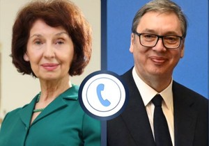 Vučić razgovarao sa predsednicom Republike Severne Makedonije