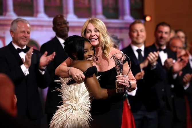 Simon Bajls i Nađa Komaneči u Madridu