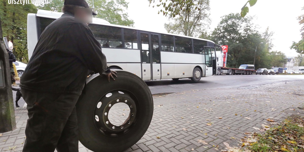 Wypadek na al. Wojska Polskiego w Olsztynie