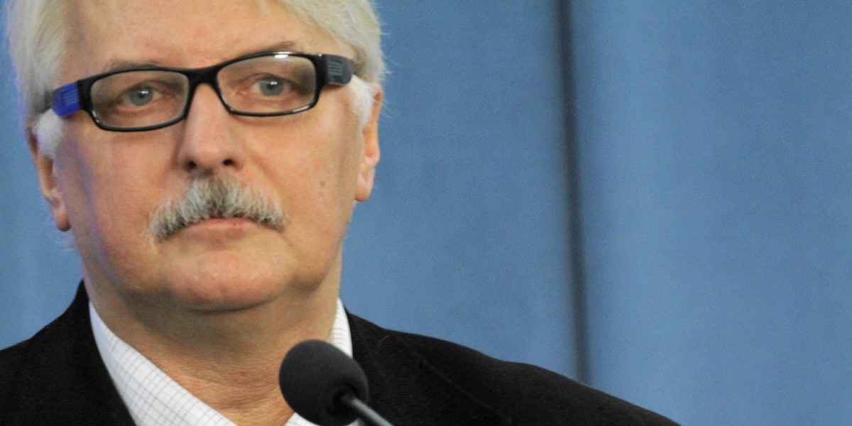 Witold Waszczykowski Polska powinna się domagać ukarania Moskwy