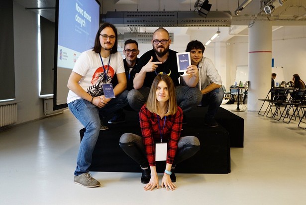 Zespół SLAVIC: Michał Skorko, Michał Jadczuk, Piotr Tynecki, Adrian Toczydłowski, Marta Zajkowska. Fot. Agnieszka Wanat