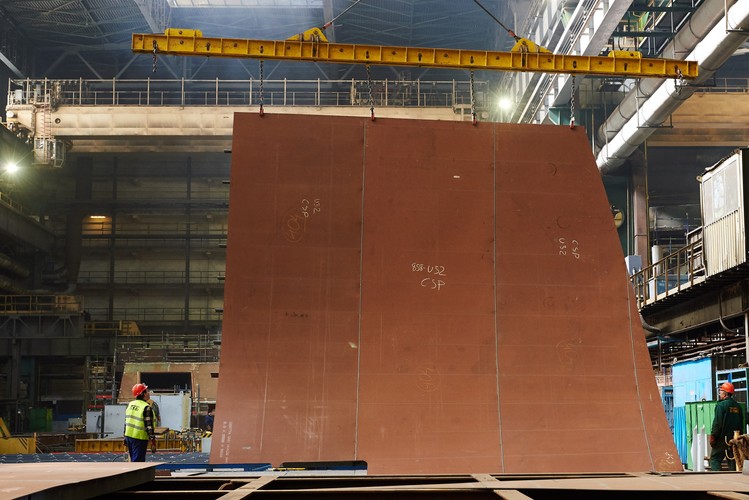 Odbiorcami produkcji gdańskiej stoczni są głównie kontrahenci z Niemiec  i krajów skandynawskich. <br><br>fot.  (aw/cat) PAP/Adam Warżawa