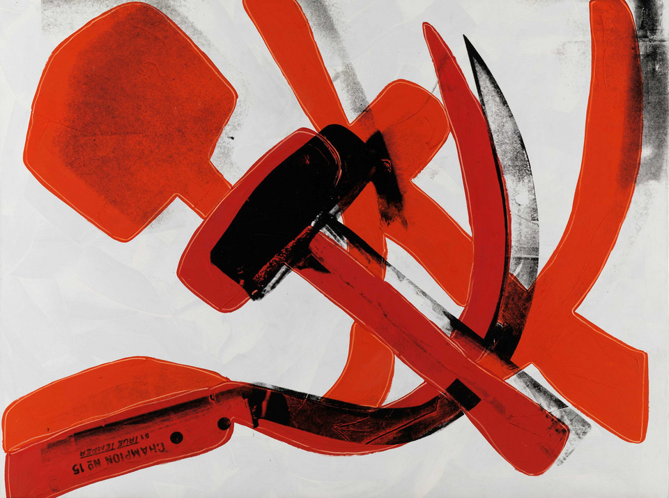 Andy Warhol - "Hammer and Sickle" (1976)