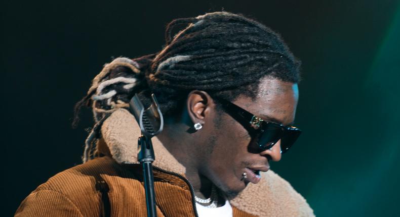 Young Thug during a past performance [Image: Frank Schwichtenberg]