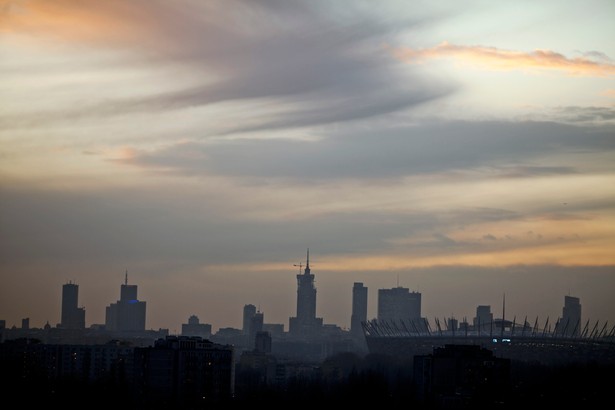 Warszawski skyline. Fot. Bartek Sadowski/Bloomberg