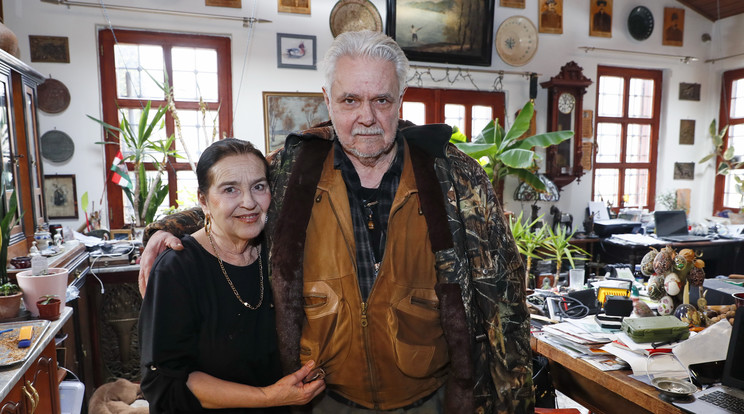 Oszter Sándor és felesége, Failoni Donatella /Fotó: Fuszek Gábor