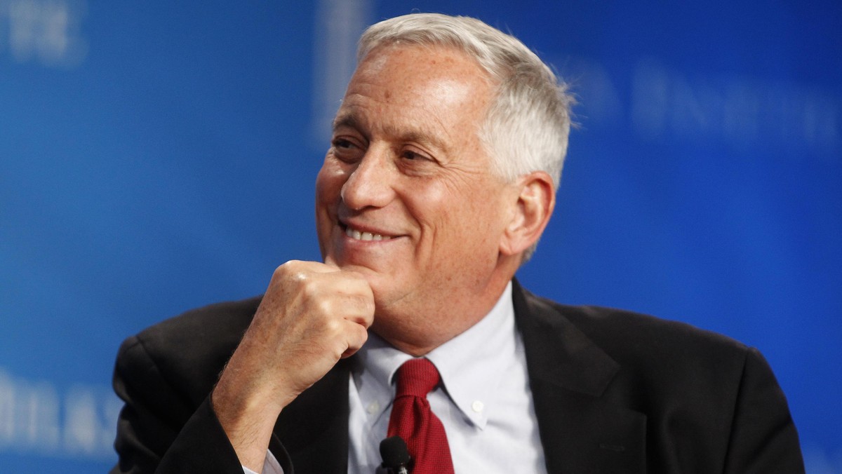 Walter Isaacson, president and CEO of the Aspen Institute, smiles during an event at the Milken Inst