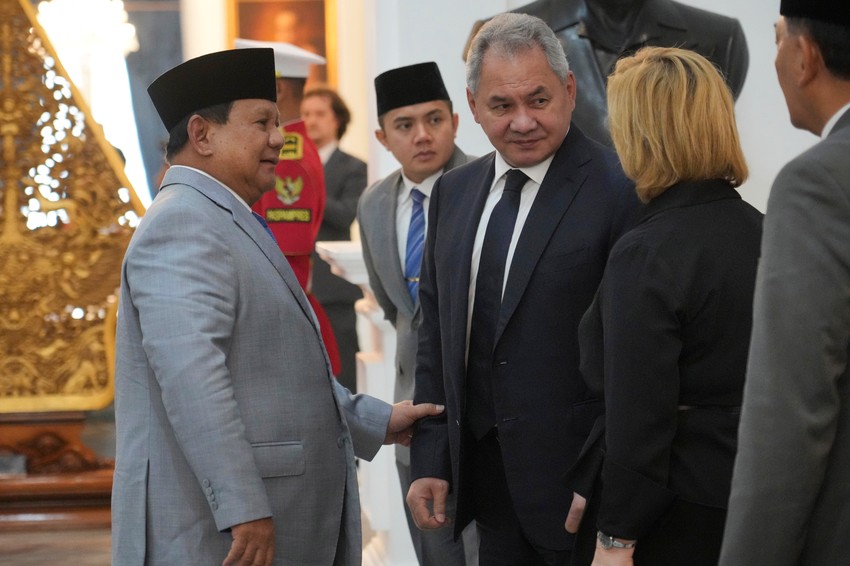Prabovo Subjanto i Sergej Šojgu u Džakarti 25. februara