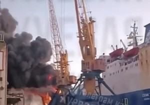 Pogođen turski brod