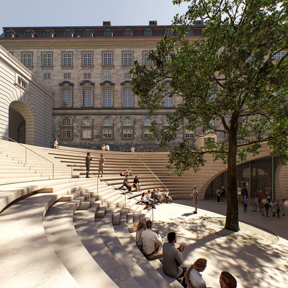 Zwycięski projekt na koncepcję Duńskiego Parlamentu