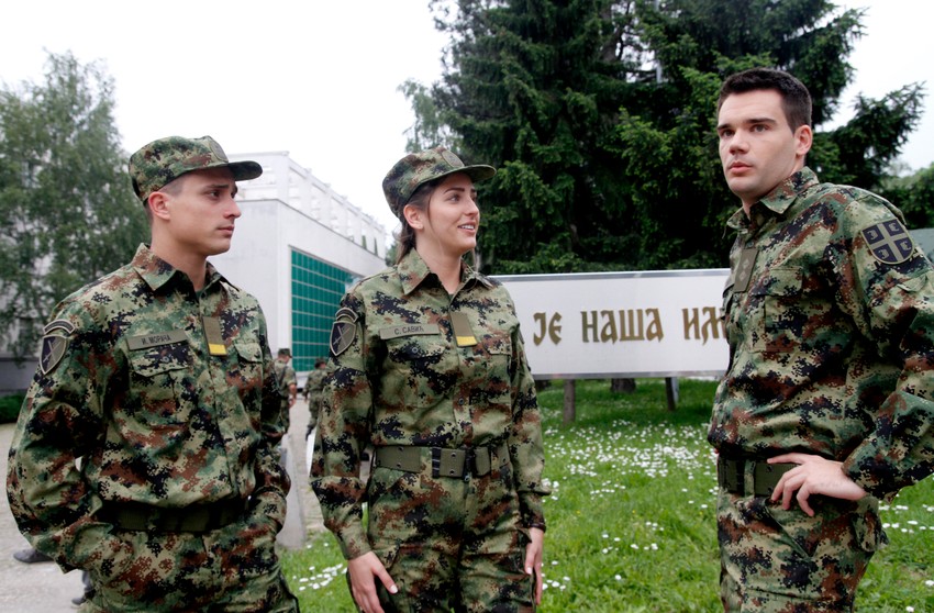 Iskustvo: Sve očii mladih kadeta uprte u komandira Stošića